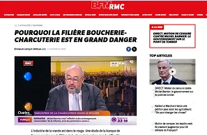 Bfm tv : Pourquoi la filère boucherie-charcuterie est un grand danger